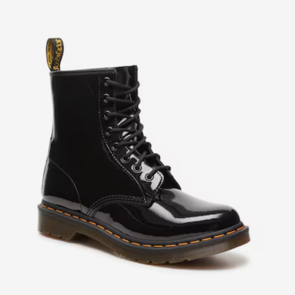 Doc Martens Shiny Black Boots US Size 7